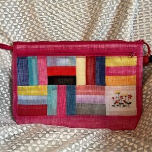 NWOT Traditional Korean Patchwork Pouch